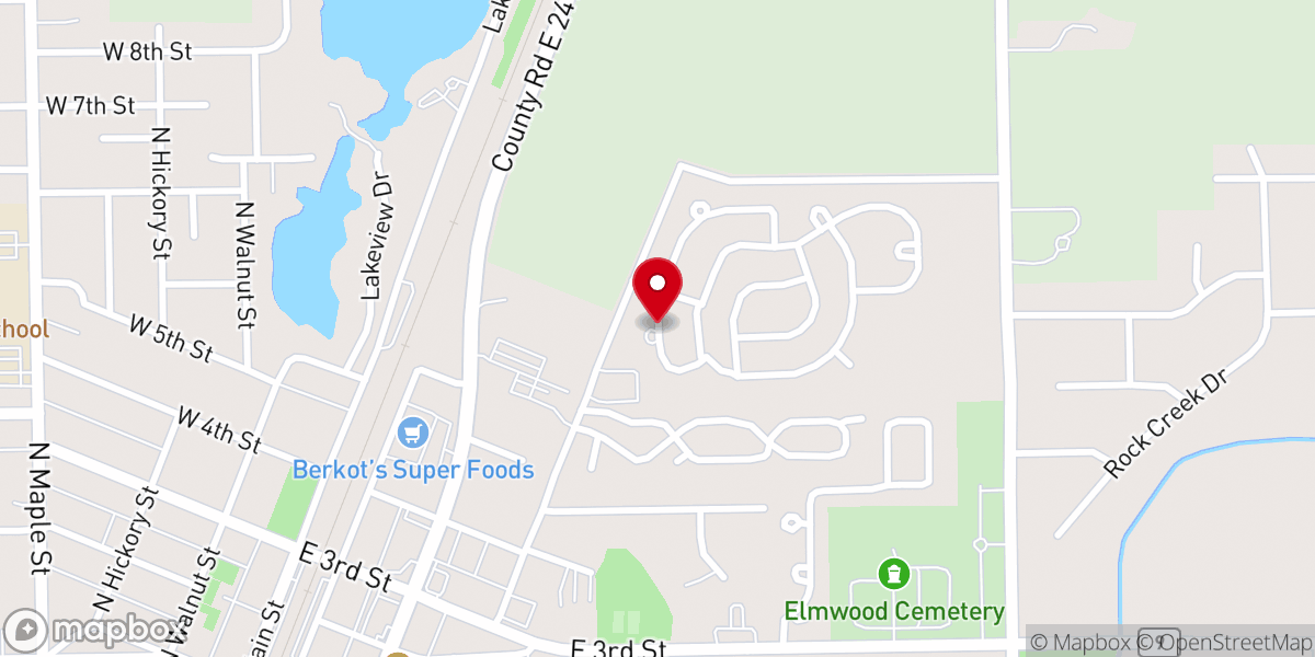 Map showing location of Silver Circle