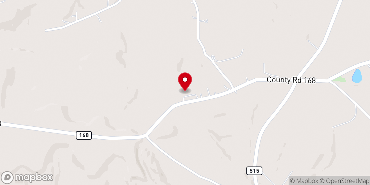 Map showing location of Gospel Light Chapel
