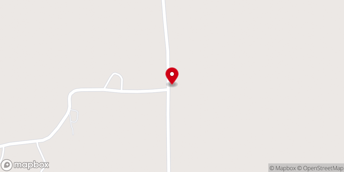 Map showing location of New County Line Church