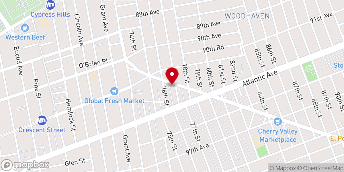 Map showing location of Greater Deliverance Worship Cathedral