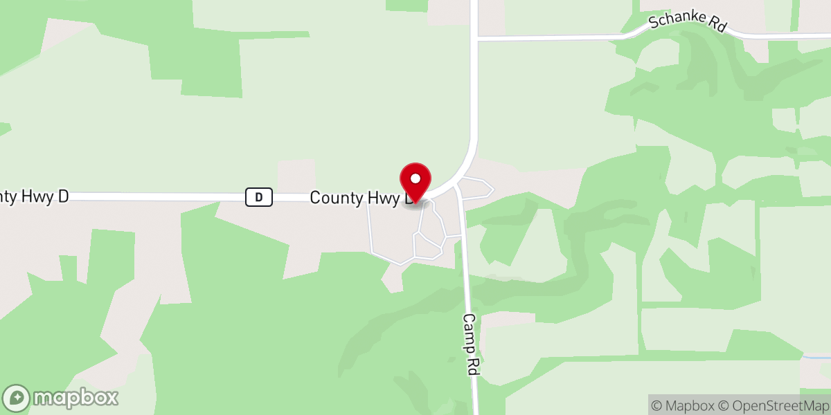 Map showing location of Church of God Camp & Retreat