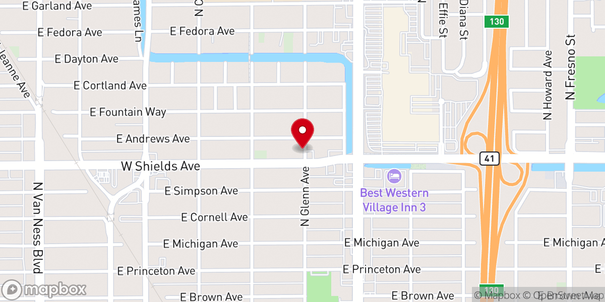 Map showing location of Presbyterian Refuge Resettlement Ministries