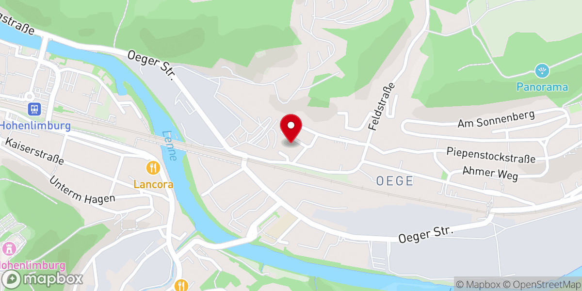 Map showing location of Freie evangelische Gemeinde Hohenlimburg