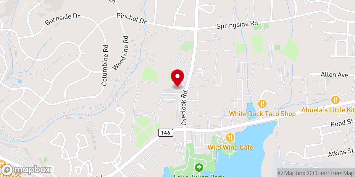Map showing location of Living Savior Lutheran Church and Preschool