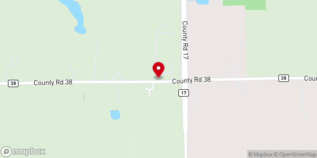 Map showing location of Inbody Church