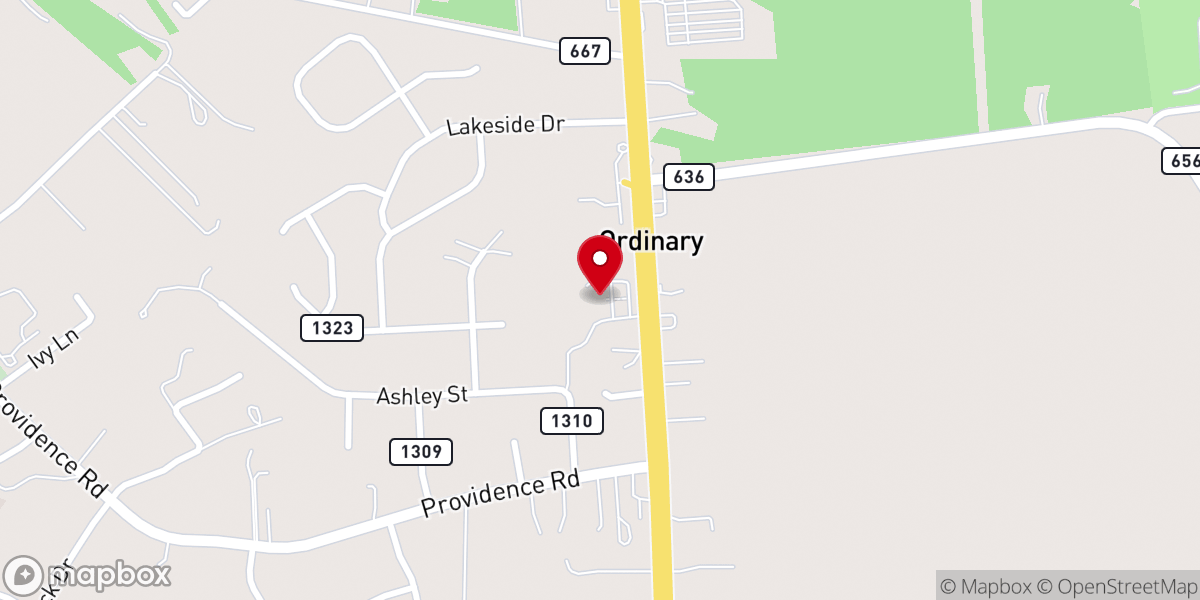 Map showing location of Susanna Wesley United Methodist
