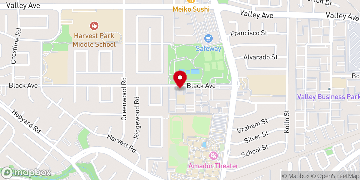 Map showing location of Lynnewood United Methodist Church