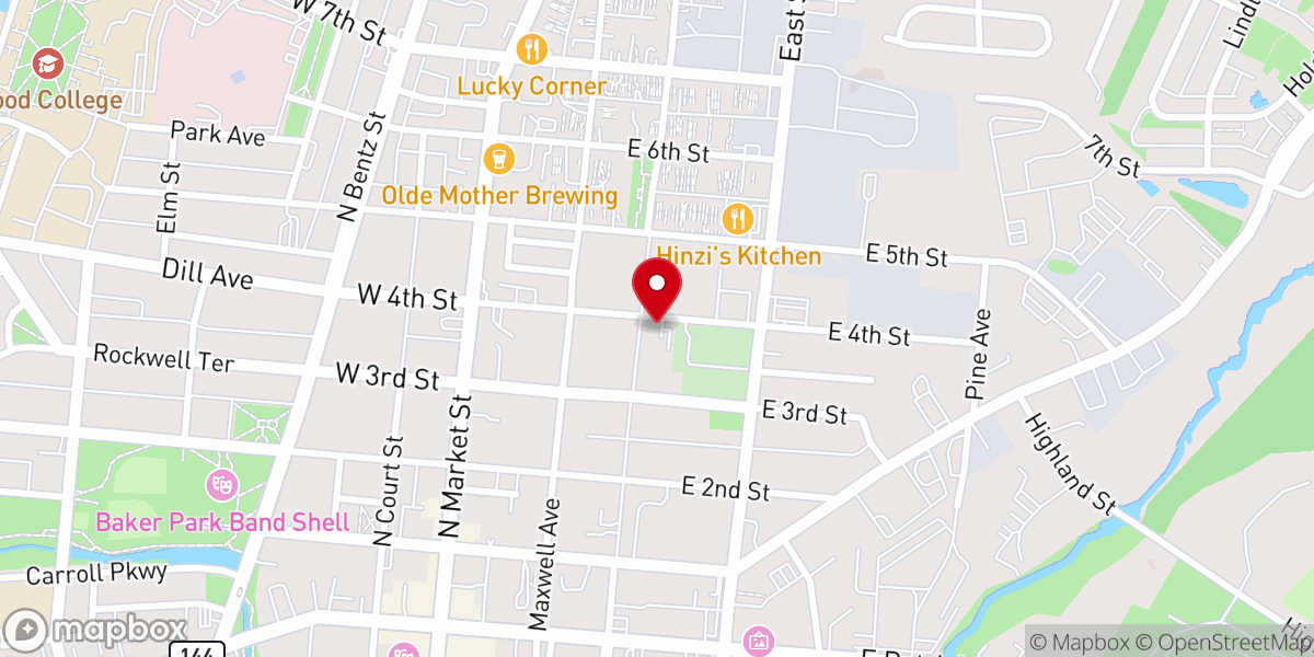 Map showing location of El Shaddai Congregation