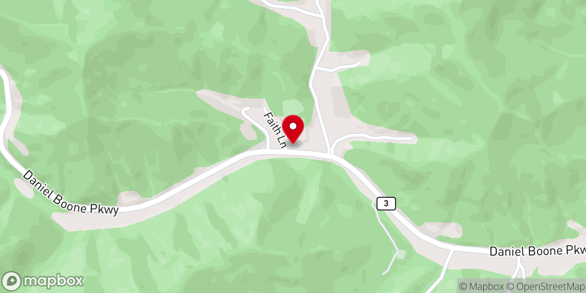 Map showing location of Drawdy Creek Church