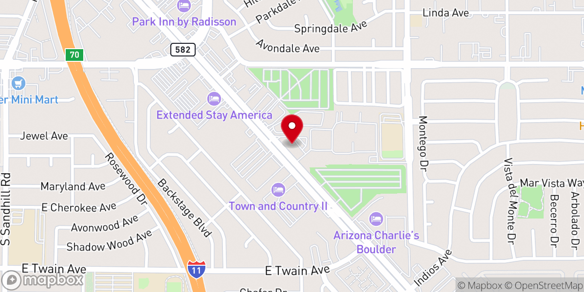 Map showing location of Lutheran Social Services - Food Distribution Center