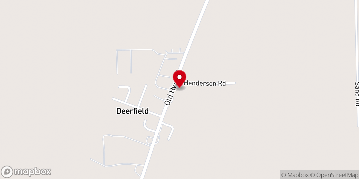 Map showing location of Spring Hill Baptist Church