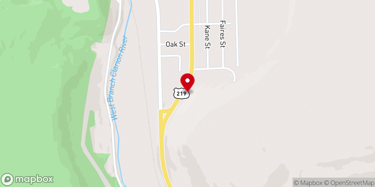 Map showing location of The Winery At Wilcox