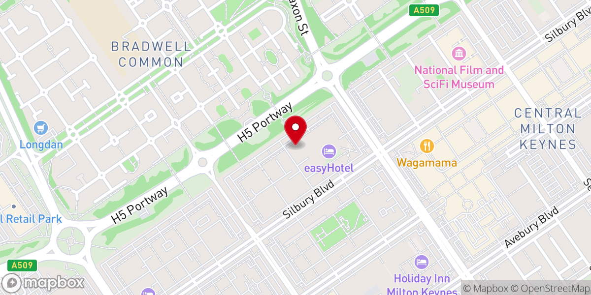 Map showing location of Arise Fellowship
