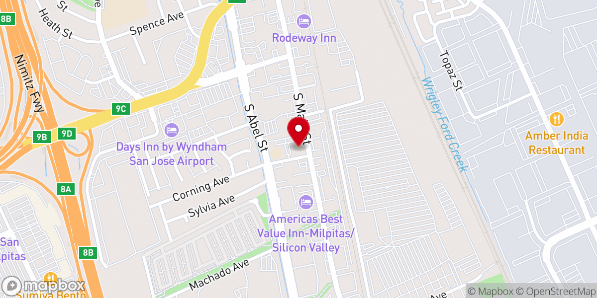 Map showing location of Chinese Church In Christ
