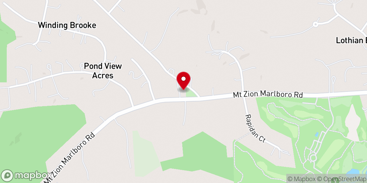Map showing location of Mount Calvary Anglican Church