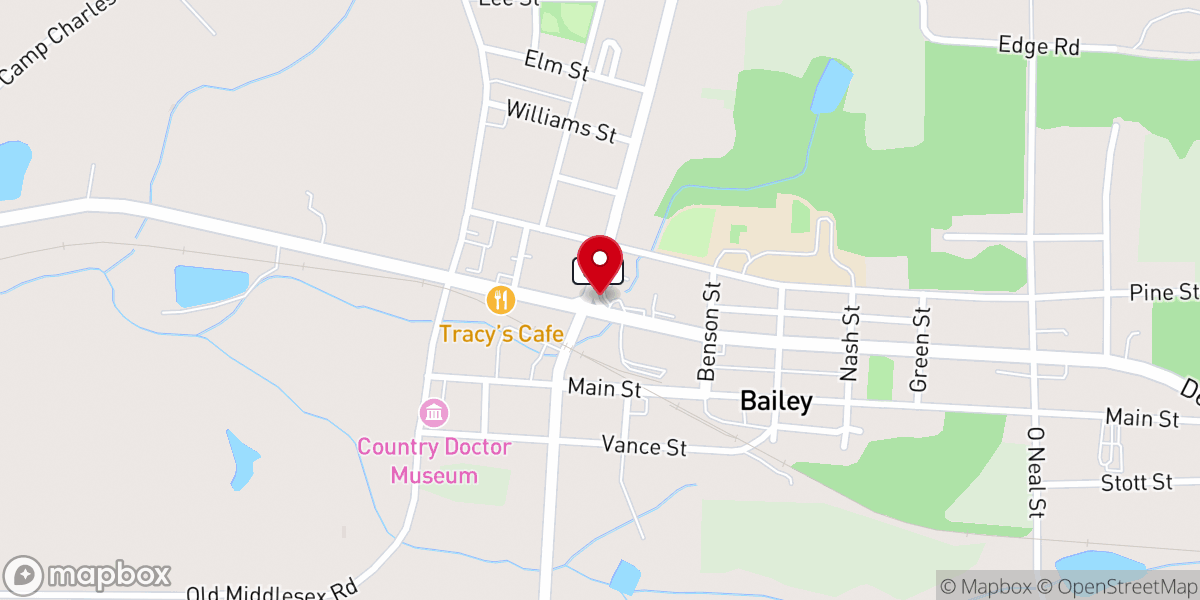 Map showing location of Resurrection church