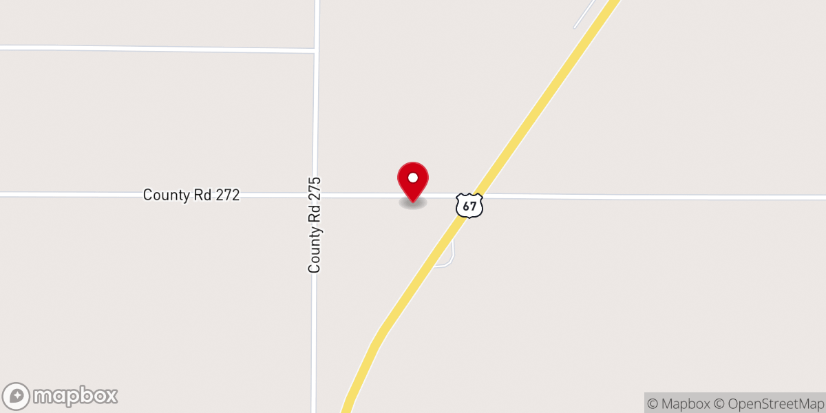 Map showing location of Independence Church