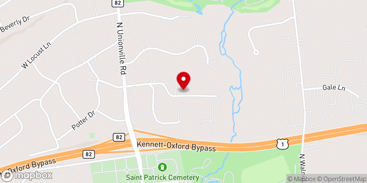 Map showing location of Abide Foundation