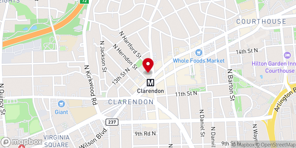 Map showing location of Christian Embassy