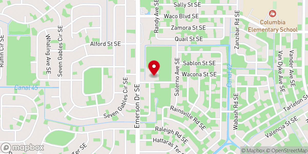 Map showing location of Cornerstone Church of Palm Bay