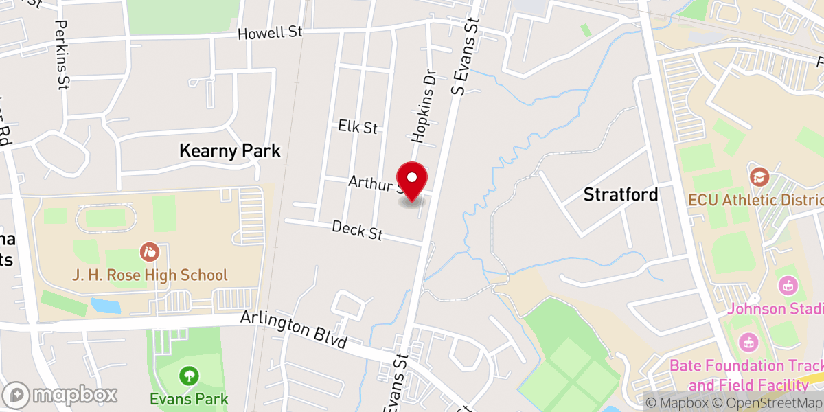 Map showing location of English Chapel FWB Chuch