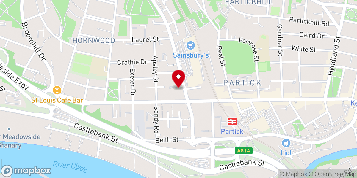 Map showing location of NLCF Scotland