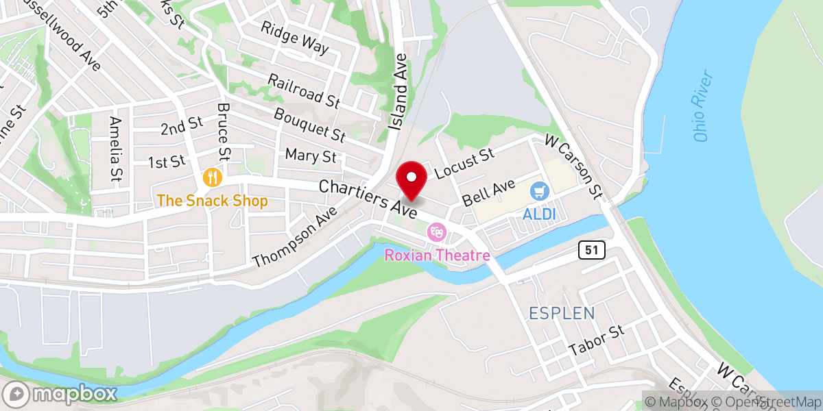 Map showing location of Living Water Church in Christ