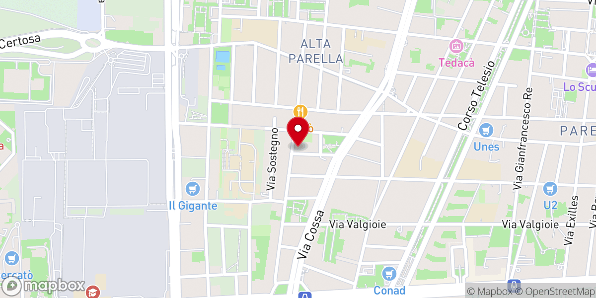Map showing location of Parrocchia Santa Maria Goretti