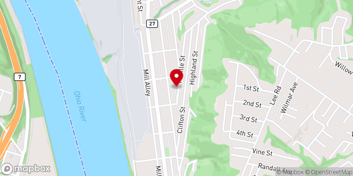 Map showing location of Refocus Christian Church