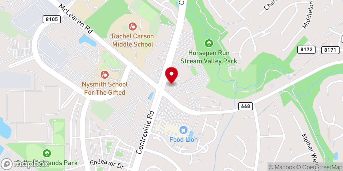 Map showing location of Open Door Presbyterian