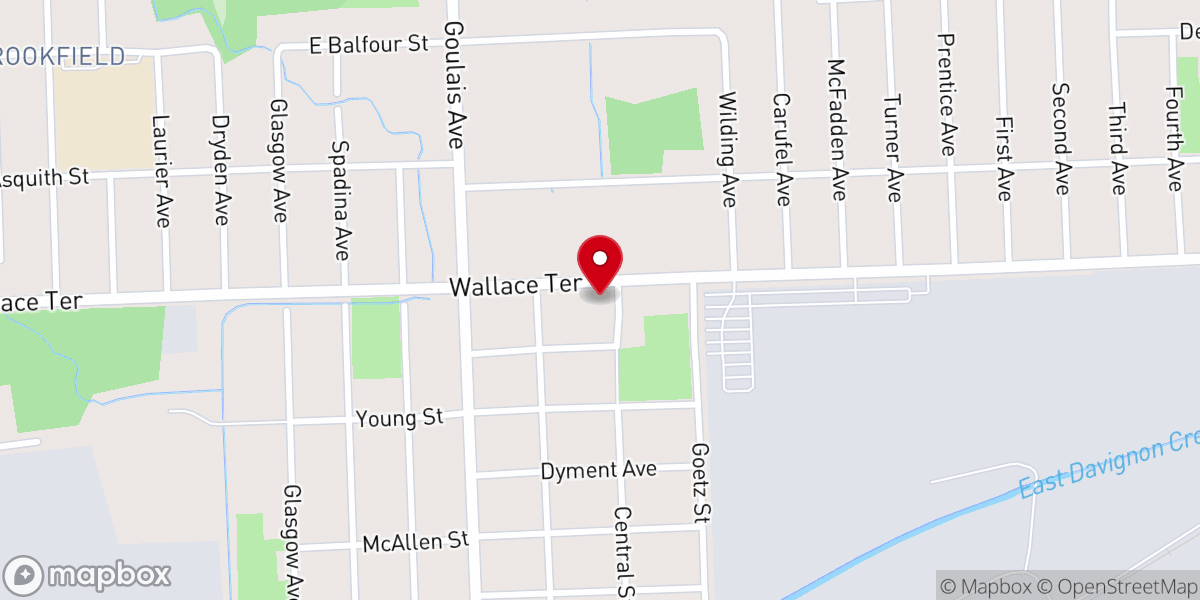 Map showing location of Destiny Christian Centre