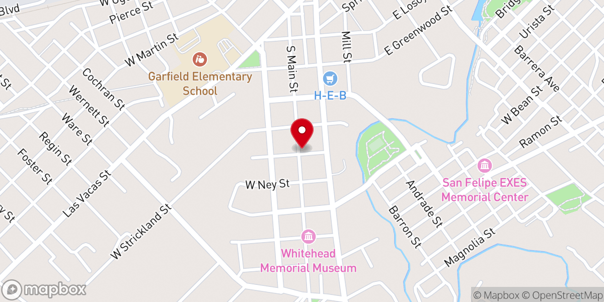 Map showing location of Baruch HaShem Assembly of God