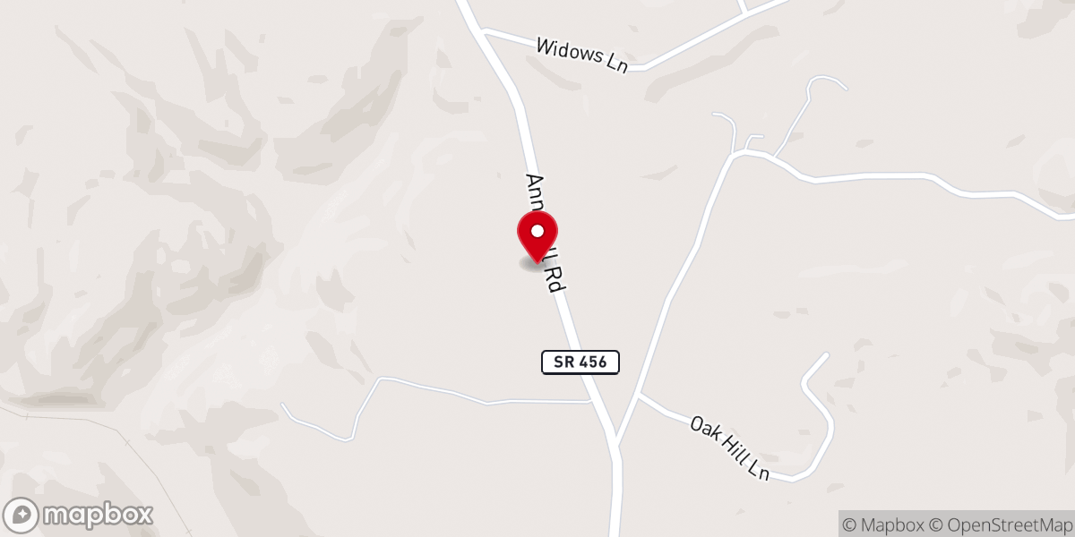 Map showing location of Calvary Missionary Baptist Church
