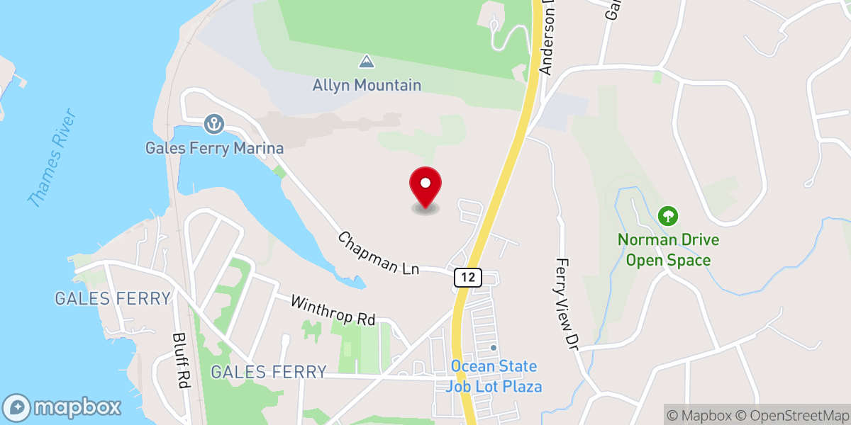 Map showing location of United Methodist Child Care