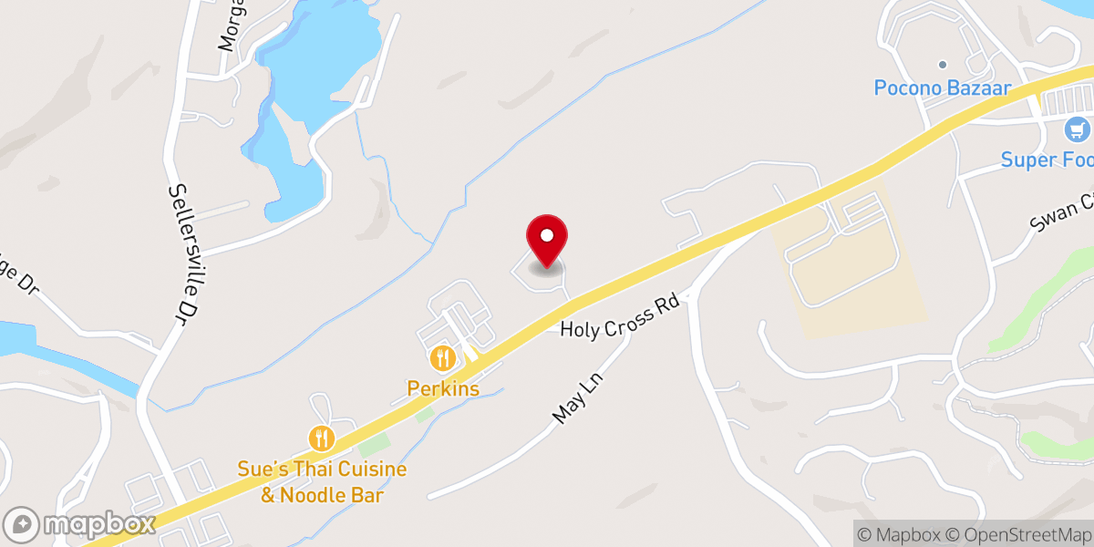 Map showing location of St. John's