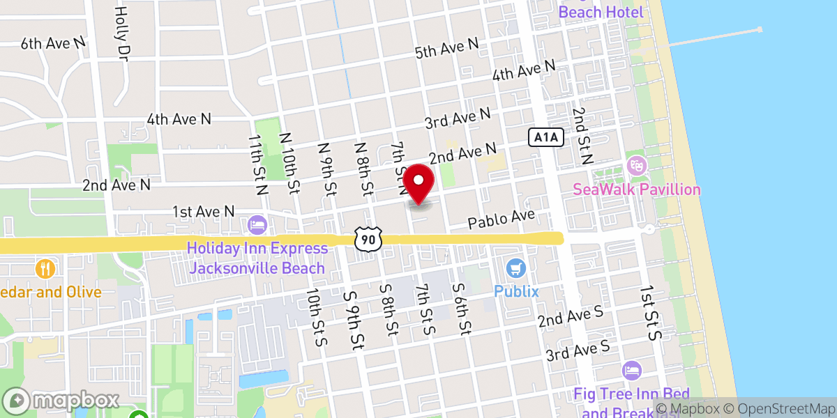 Map showing location of St. Paul's Father Murphy Hall