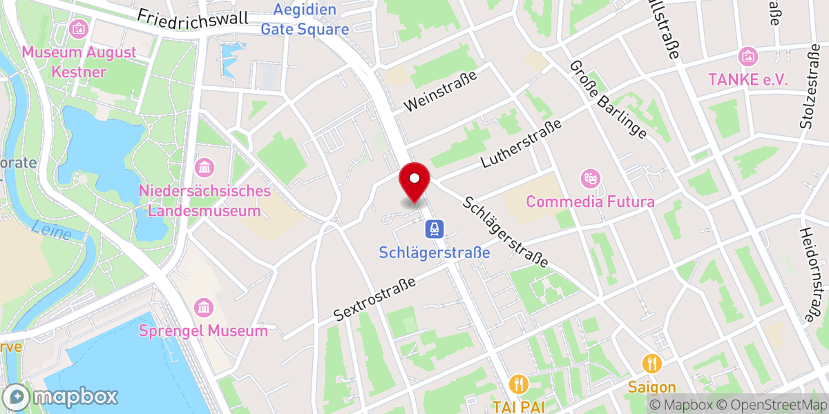 Map showing location of Congregatio Jesu