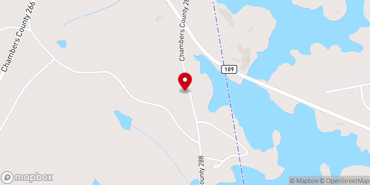 Map showing location of State Line Church