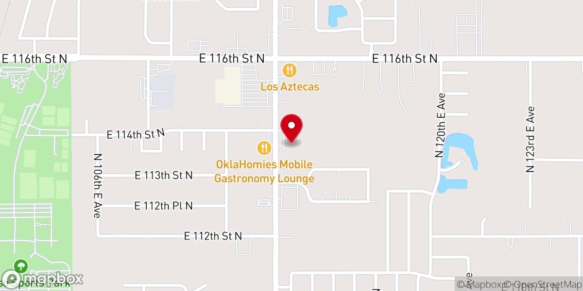 Map showing location of theMission Center