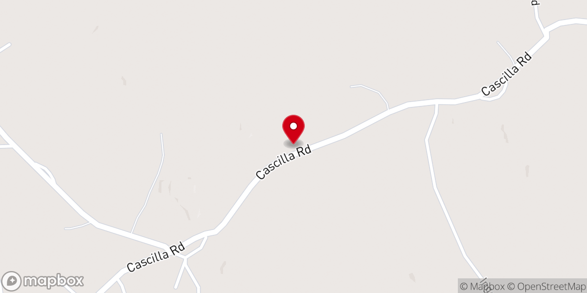 Map showing location of Zion Grove Church