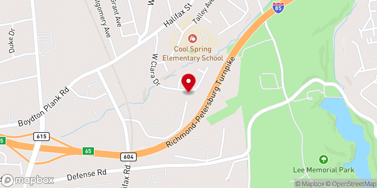 Map showing location of McCray D R