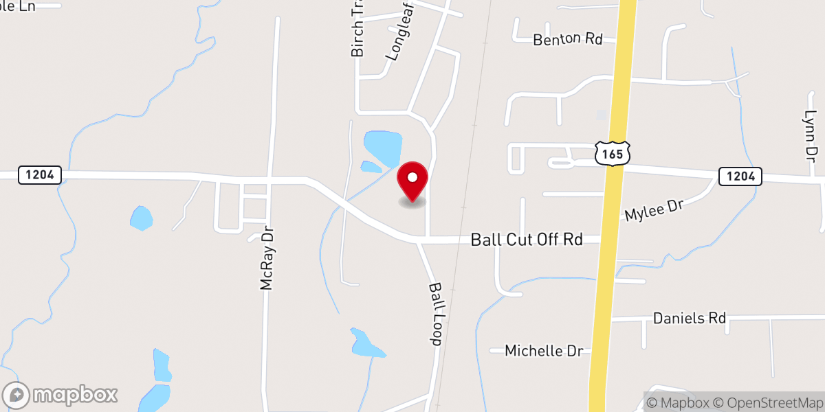 Map showing location of Fellowship Chapel