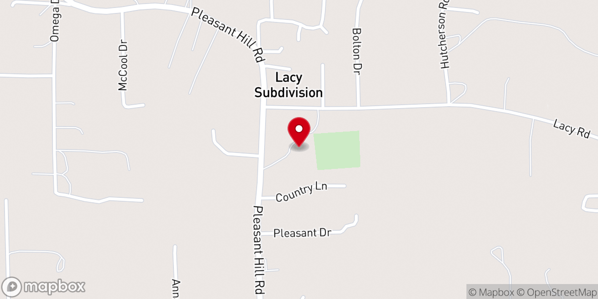 Map showing location of Plymouth Baptist Church