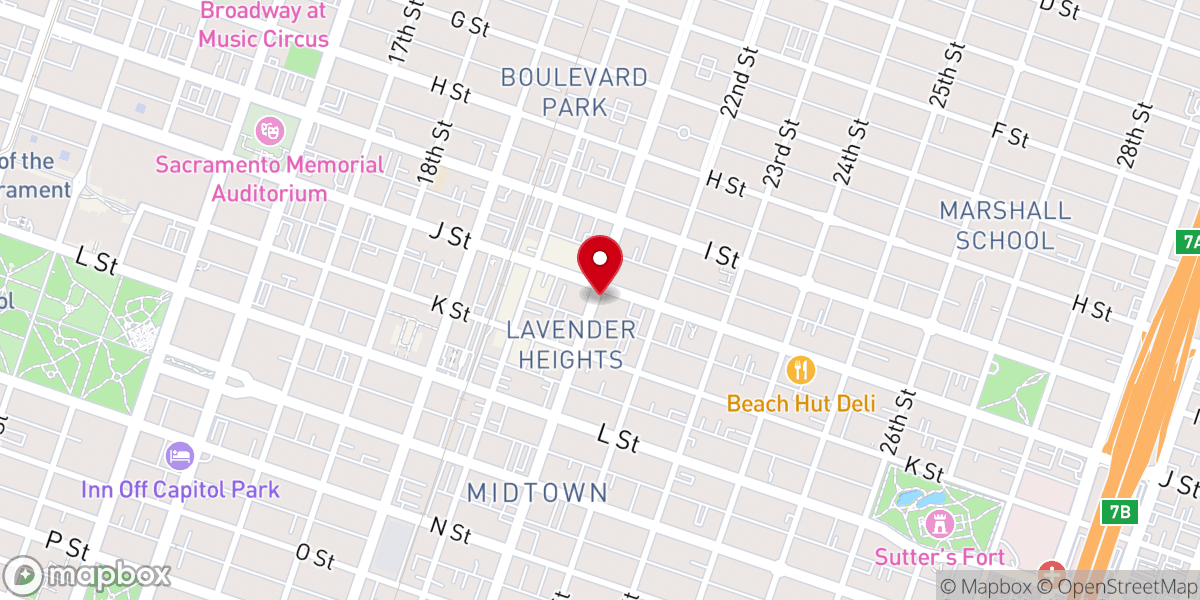 Map showing location of Methodist Church