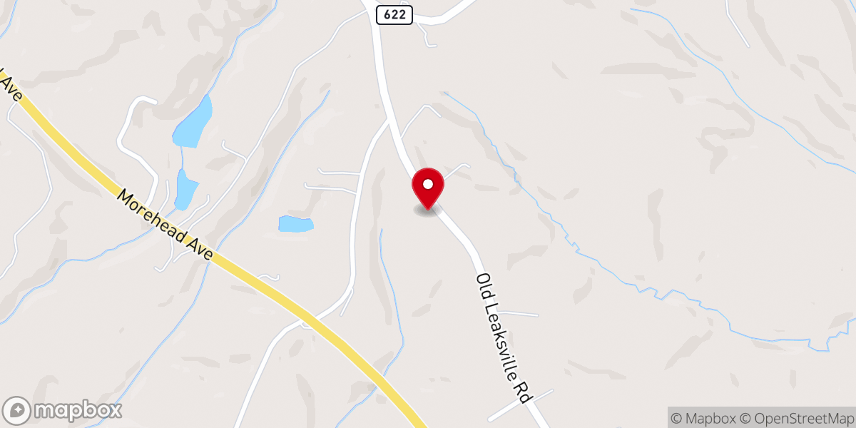 Map showing location of The church of Christ at Ridgeway