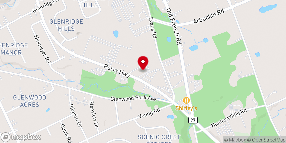 Map showing location of Triumphant Life Church