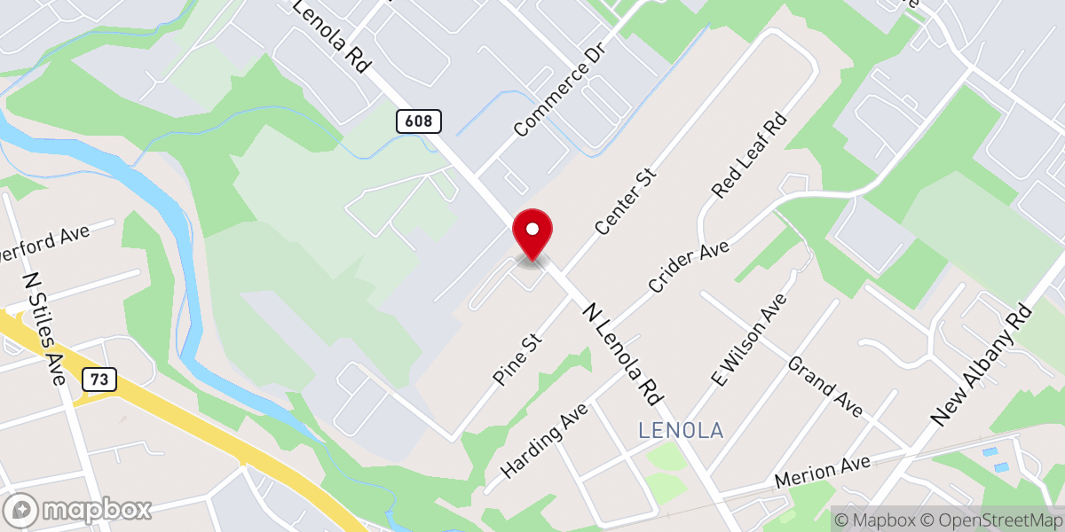 Map showing location of Maranatha Tabernacle