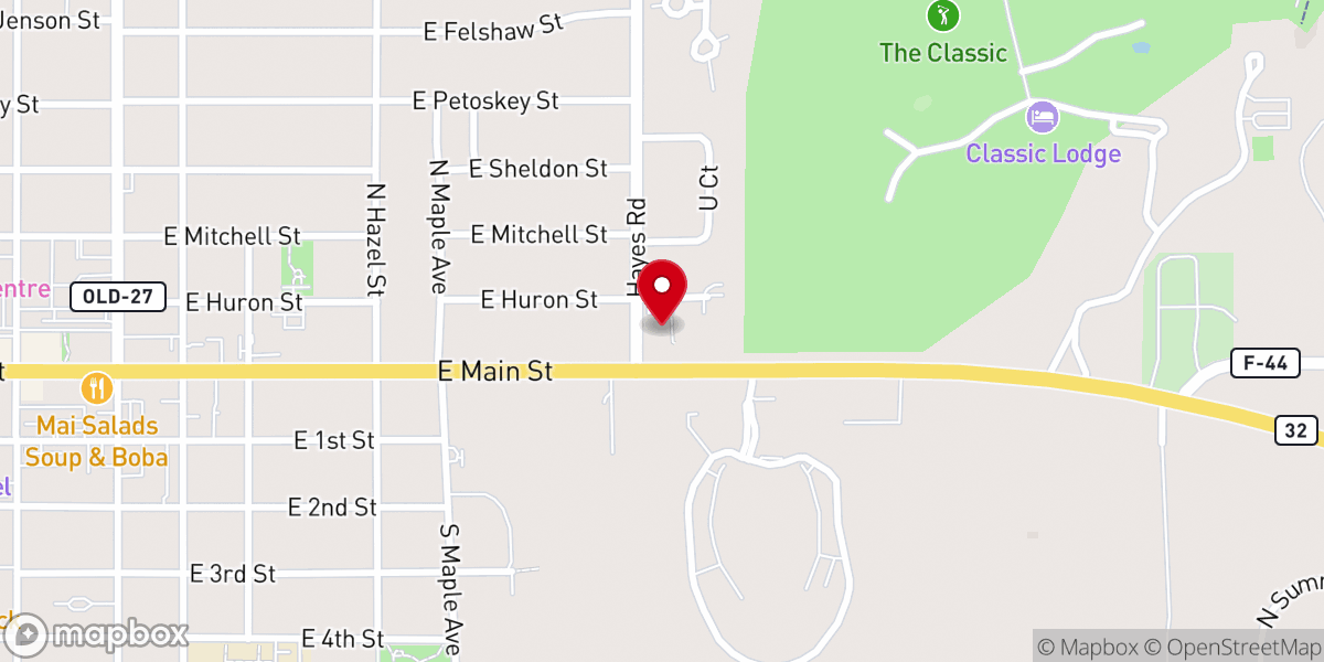 Map showing location of Saint Andrew Episcopal Church