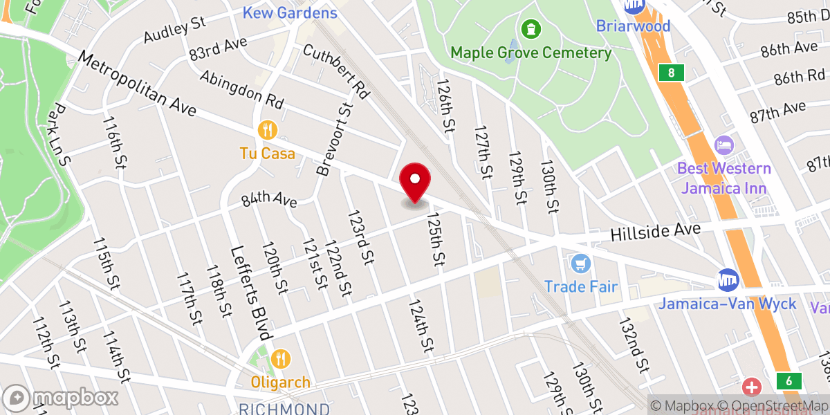 Map showing location of Congregation Bais Yaakov Ohel Vichna Inc