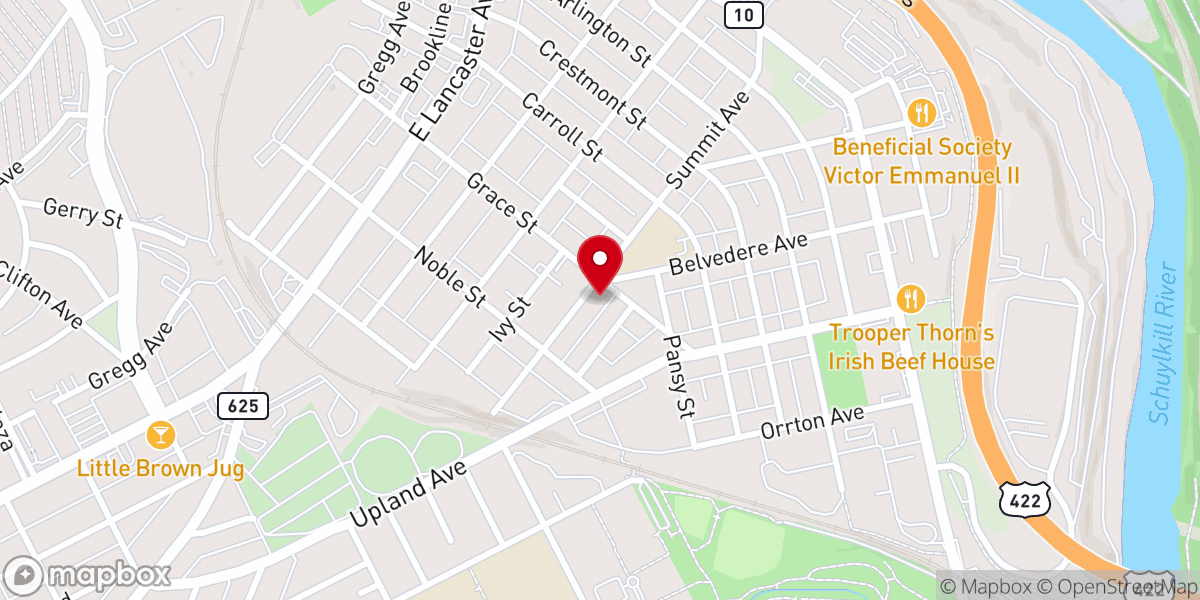 Map showing location of Nativity of the Blessed Virgin Mary Ukrainian Catholic Church
